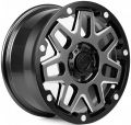 Skill Wheels SB126 9x18 6x139,7 ET45 95,1 графит глянцевый + чёрный обод